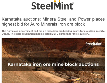 Minera places highest bid for Auro minerals.